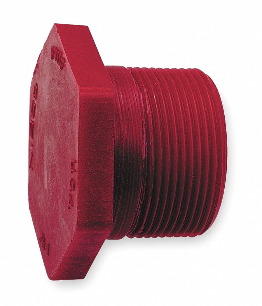 1/2 Inch MPT High Pressure Plug - 1360 PSI Rating - Ideal for Plumbing, Hydraulic Systems & Industrial Applications
