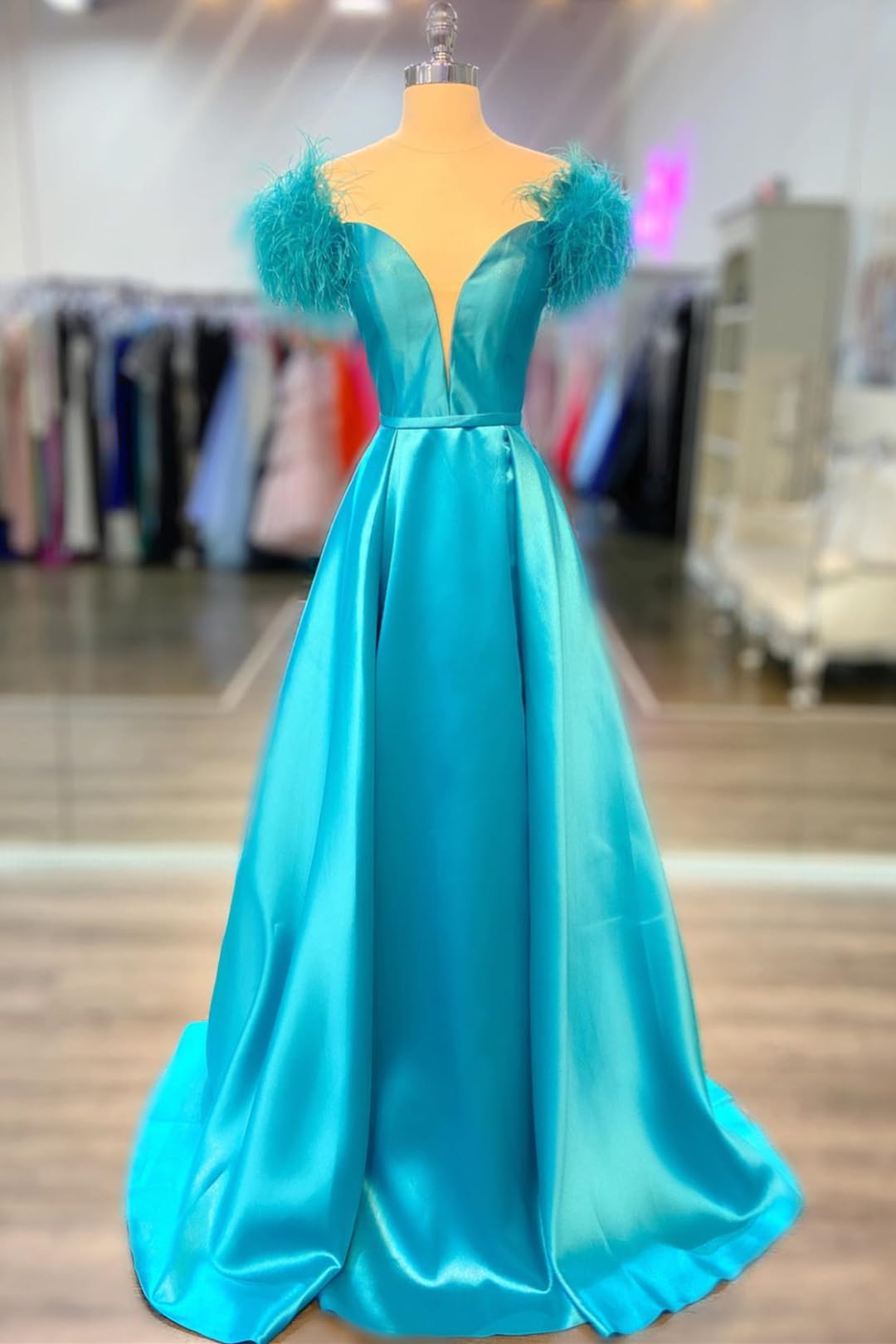 Elegant Off Shoulder Satin Prom Dresses for Women - Floor Length Formal Evening Gowns | Perfect for Homecoming, Ball, Wedding & Special Occasions
