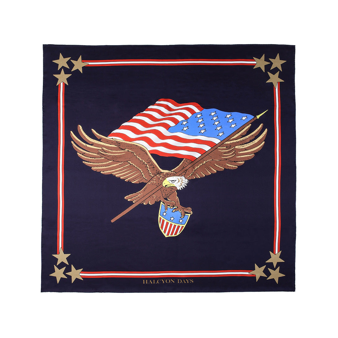 American Flag Scarf - Patriotic USA Stars & Stripes Fashion Accessory for Women & Men - Perfect for 4th of July, Veterans Day & Sporting Events