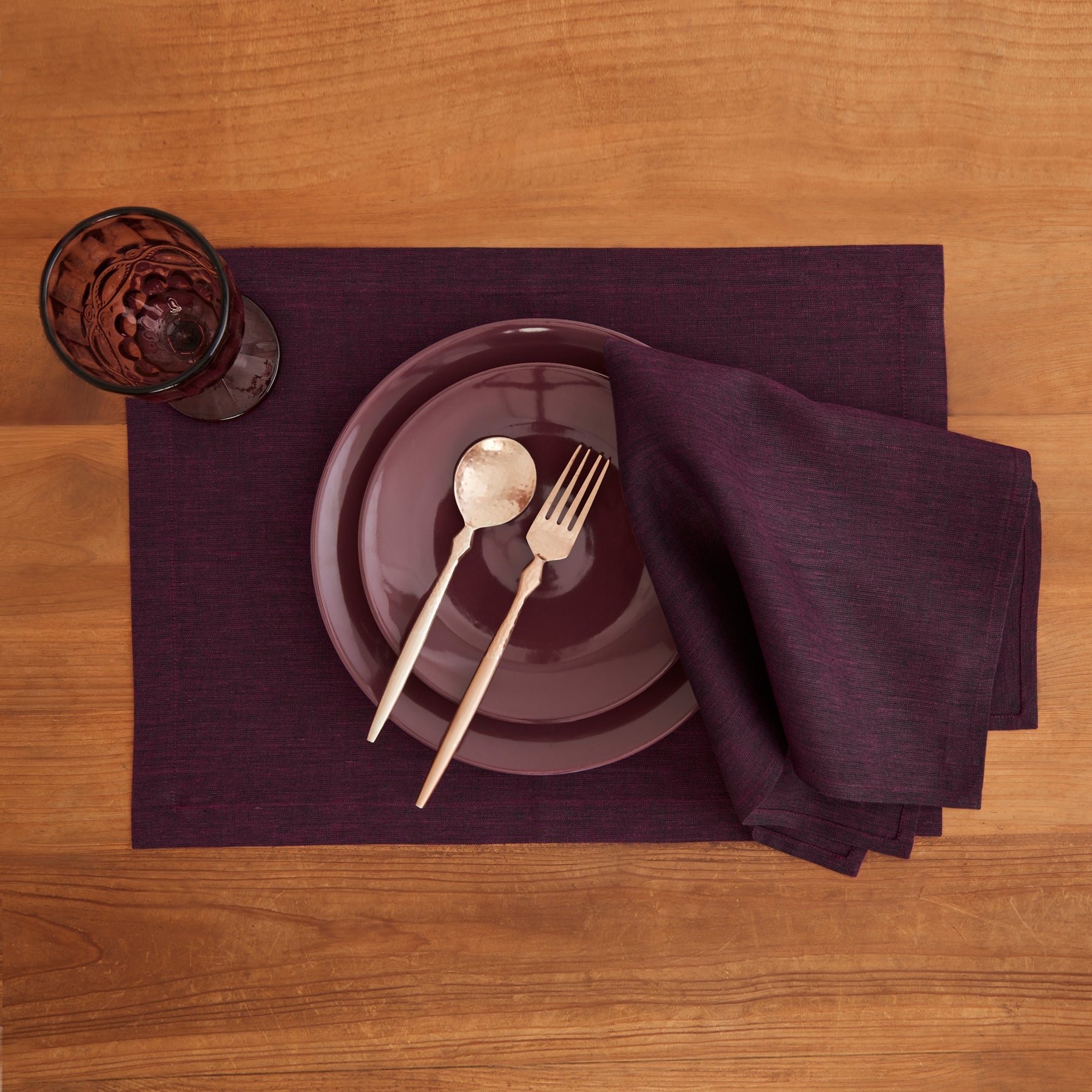 Premium Athena Placemats Set of 6 - Waterproof & Heat-Resistant Table Mats for Dining - Elegant Home Decor & Perfect for Dinner Parties, Holidays & Everyday Use