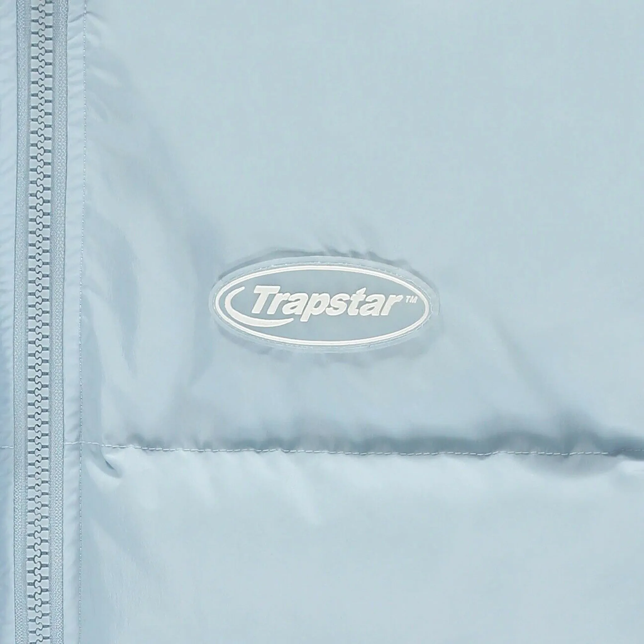 Trapstar Hyperdrive Puffer Jacket - Sky Blue Winter Coat for Men & Women | Warm Insulated Outerwear for Cold Weather, Streetwear Fashion, Urban Style
