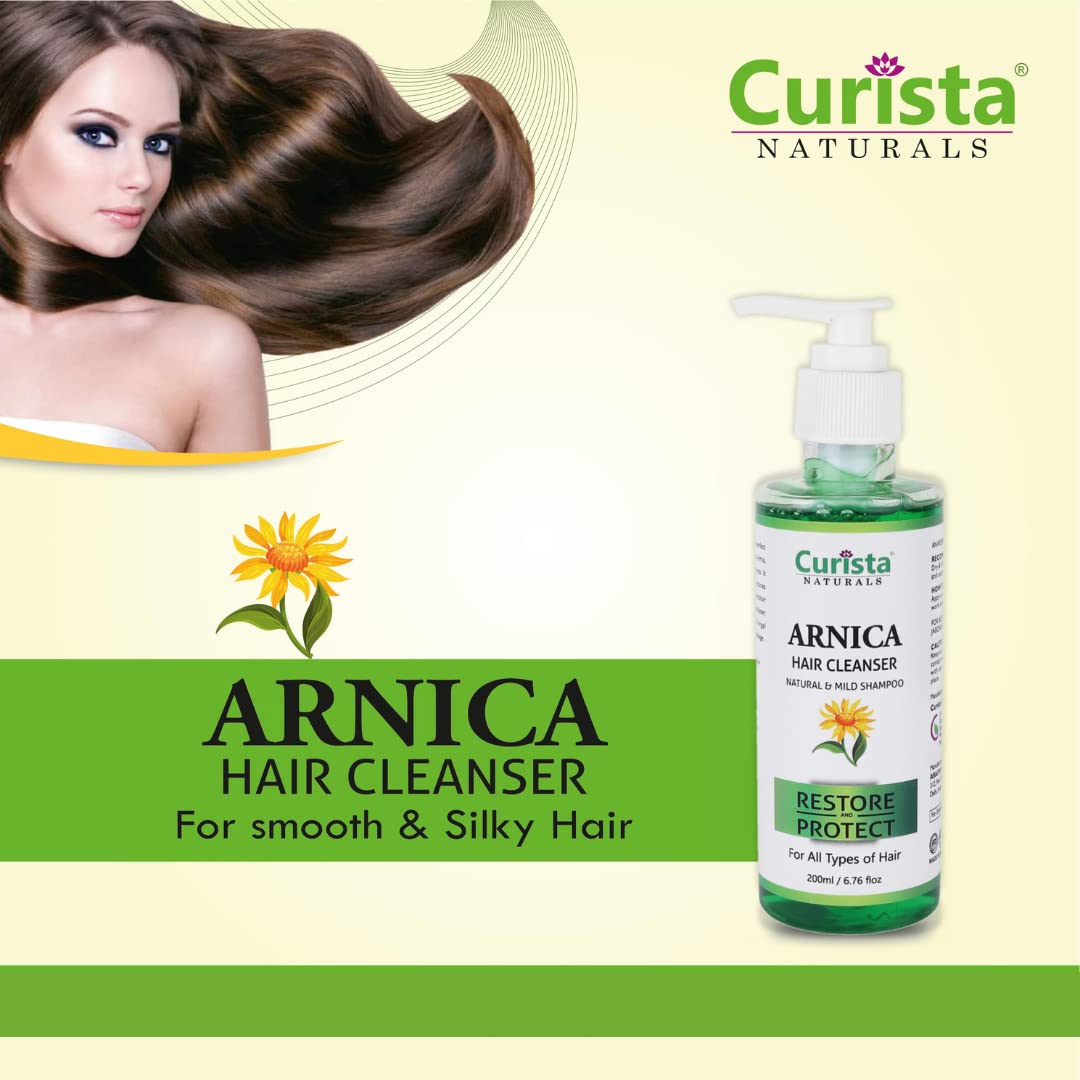 Curista Naturals Intense Repair Shampoo for Dry Damaged Hair - Strengthening & Hydrating Shampoo for Smooth Silky Strong Hair - 200ml Bottle - Perfect for Daily Hair Care & Salon Quality Results at Home