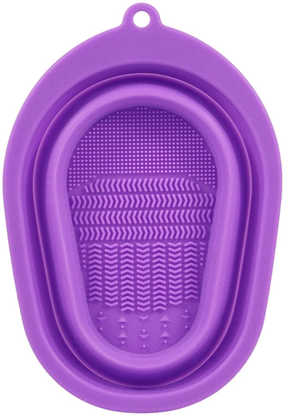 Foldable Silicone Makeup Brush Cleaner Mat - Reusable Cosmetic Brush Washing Pad for Home & Travel | Soft, Portable & Easy to Clean | Perfect for Daily Makeup Brush Care & Professional Salon Use