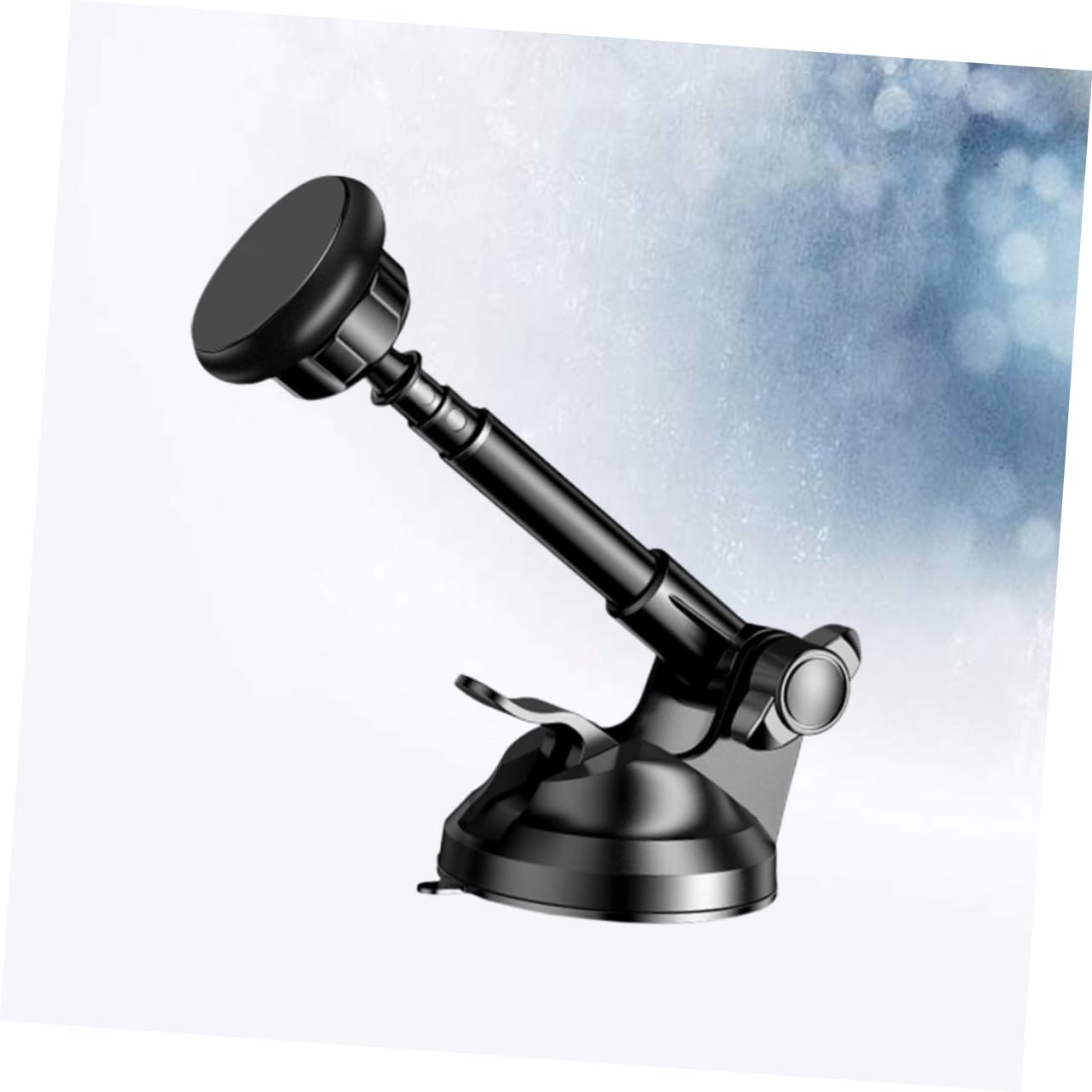 Universal Car Phone Holder Mount - Adjustable & Sturdy Suction Cup Stand for iPhone, Samsung, Galaxy - Perfect for GPS Navigation, Hands-Free Driving & Video Watching