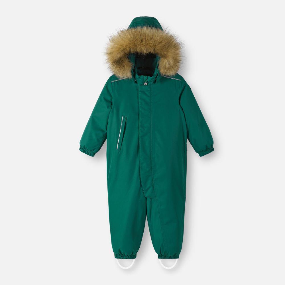 Reima Gotland Baby Snowsuit - Waterproof Winter Jacket & Pants Set for Infants & Toddlers (Deeper Green) - Perfect for Snow Play, Skiing & Outdoor Adventures
