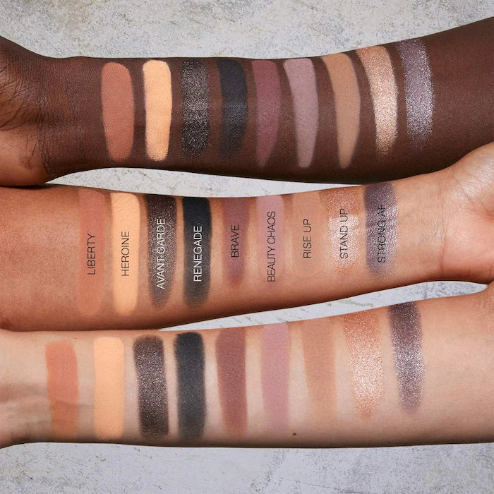 Huda Beauty Pretty Grunge Limited Edition Eyeshadow Palette - Smoky & Glam Makeup for Party, Date Night & Special Occasions