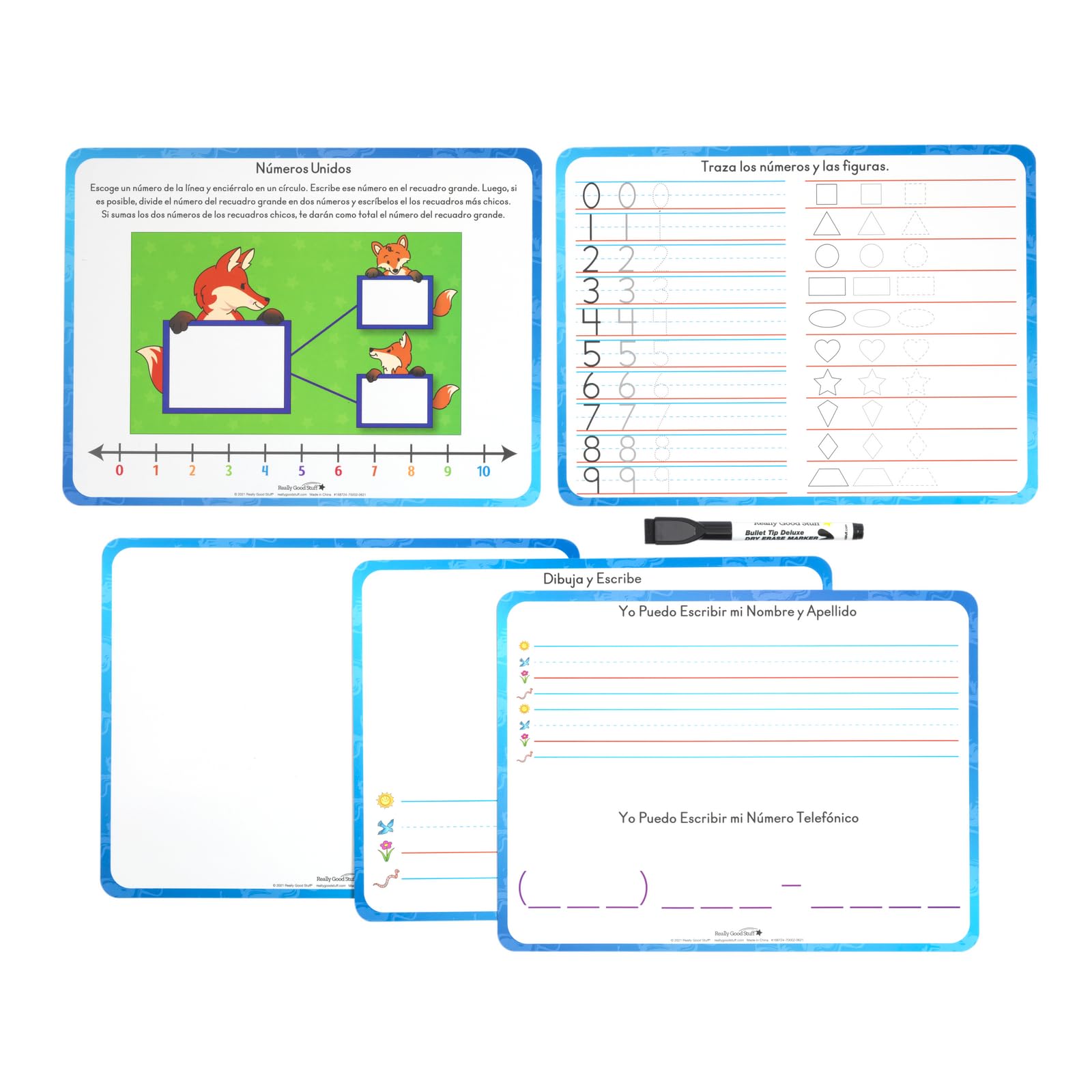 Really Good Stuff Learning Success: Kindergarten - Reading, Math & SEL Activities | Spanish-English Bilingual Educational Kit for Kids | Perfect for Homeschooling & Classroom Learning