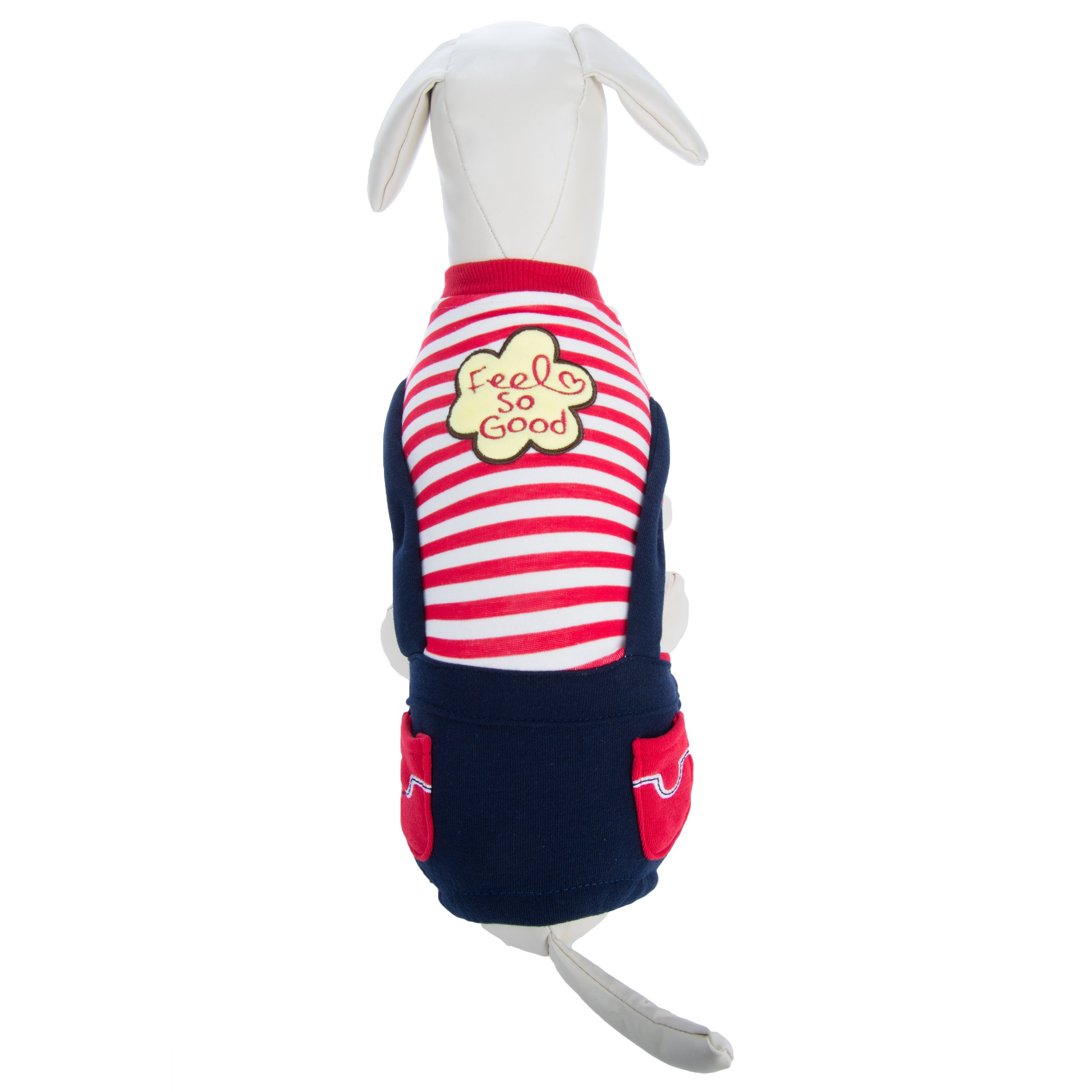 Snug Stripe Apple Print Baby Overall Suit - Small Size, Red - Perfect for Playdates, Photo Shoots & Everyday Comfort