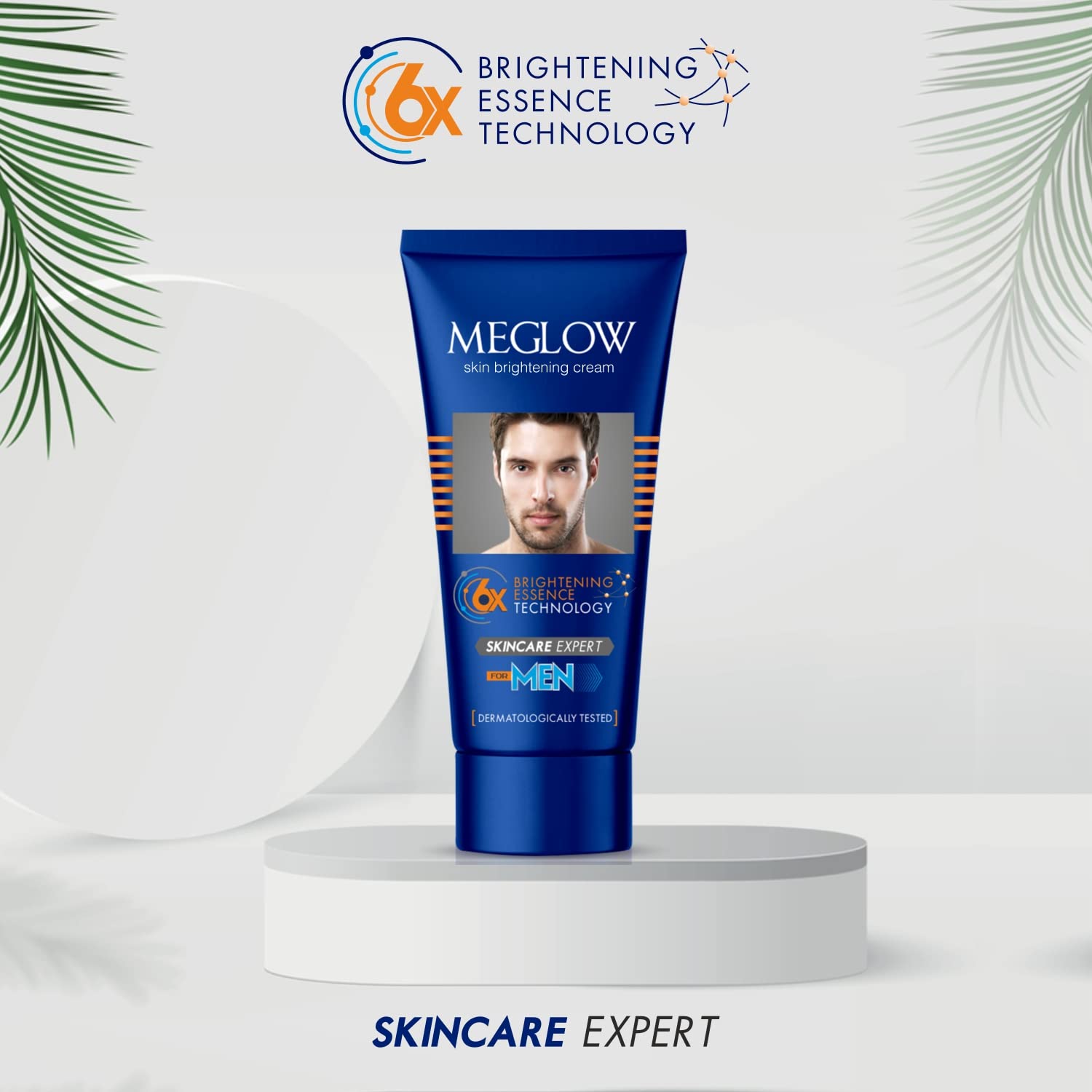 **Meglow Men's Skincare Kit - 3-Piece Set with Fairness Cream (50g), Apricot Scrub (70g), & Refreshing Face Wash (70g) | Aloe Vera, Vitamin E, Natural Extracts | Brightens, Exfoliates & Cleanses | Perfect for Daily Skincare & Gifts**