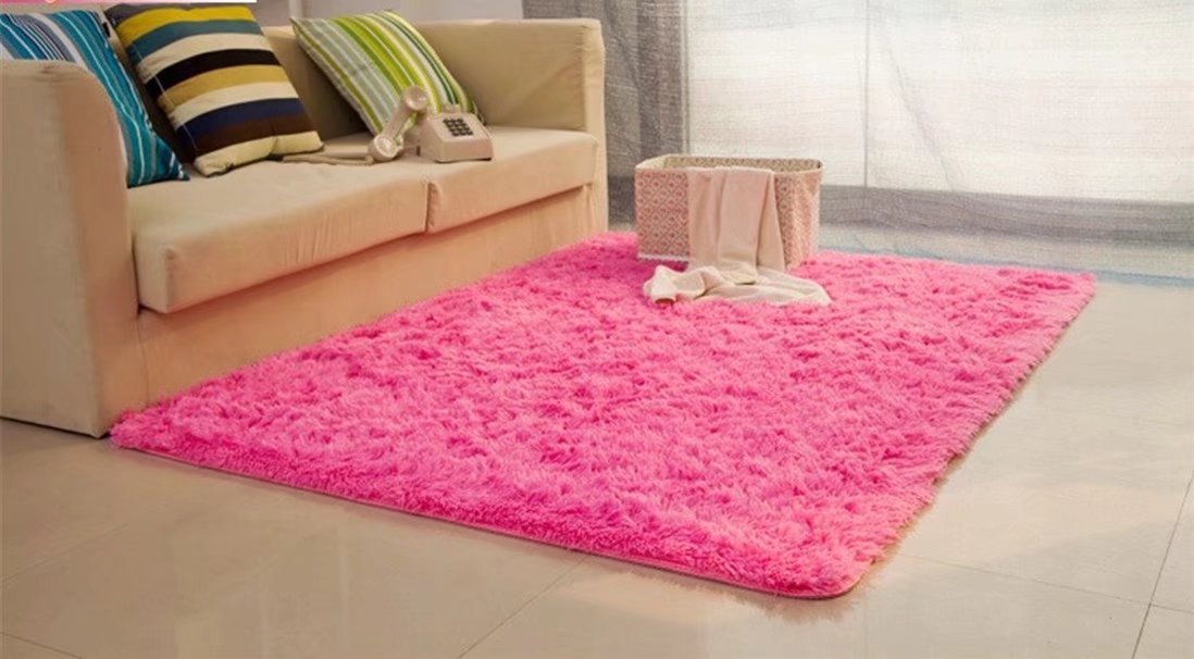 Super Soft Modern Shag Area Rug - Luxurious Silky Smooth Indoor Carpet for Living Room, Bedroom & Kids Play Area | Non-Slip Home Decor Floor Mat for Cozy Comfort