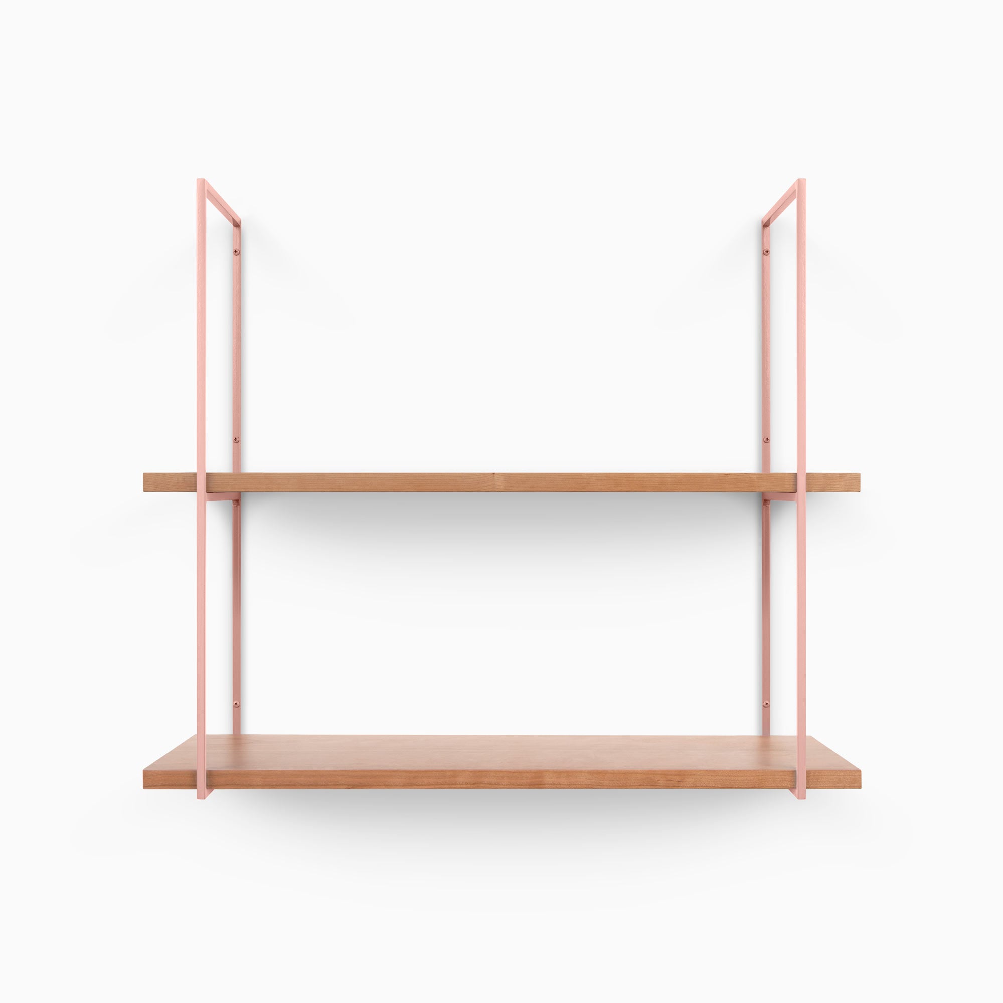 Lloyd Cherry Wood 4-Tier Bookshelf - Stylish Storage for Books, Decor & Plants - Perfect for Living Room, Bedroom, or Office Organization