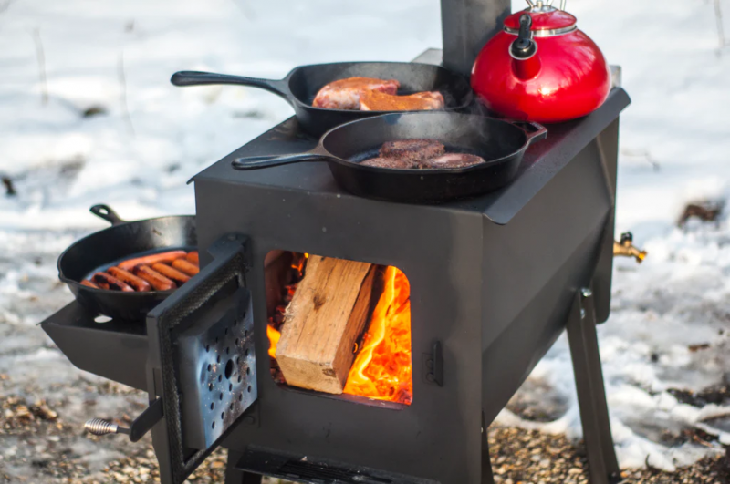 Englander Cub Camp Stove ESW0034 - Portable Wood Burning Stove for Camping, Hiking & Outdoor Cooking | Compact & Lightweight Design for Backpacking, Survival & Emergency Preparedness