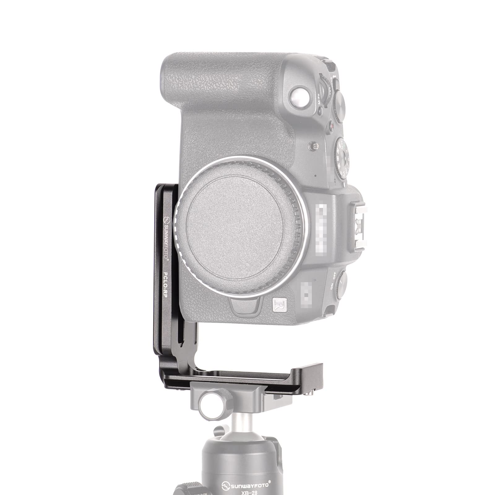 Sunwayfoto PCLO-RP L-Bracket for Canon EOS RP & R8 - Arca Swiss Compatible Quick Release Plate for Landscape & Portrait Photography
