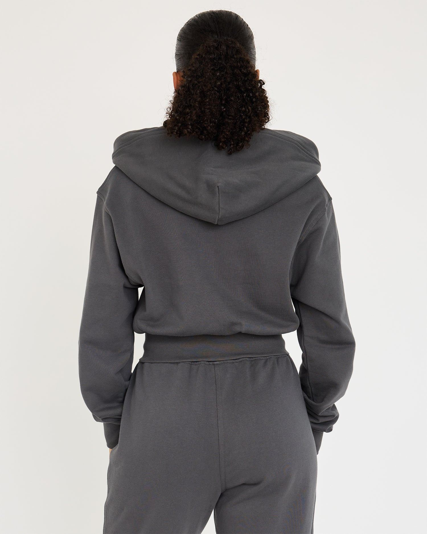 Core Classic Cropped Zip Hoodie for Women - Lightweight Pullover Jacket with Front Pockets | Perfect for Gym, Running & Casual Streetwear