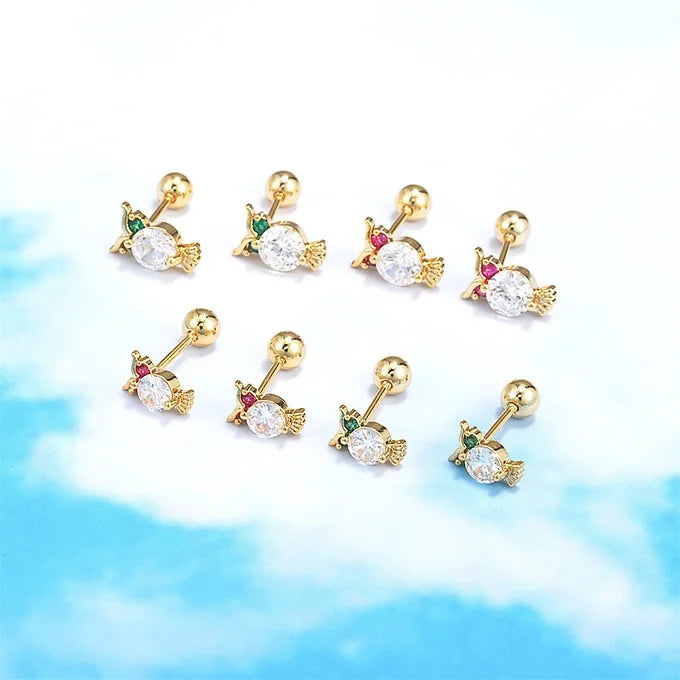 20G Cartilage Conch Studs & Helix Earrings - Surgical Steel Barbell Back Earrings for Tragus, Helix, Conch Piercings | Perfect for Everyday Wear, Parties & Special Occasions