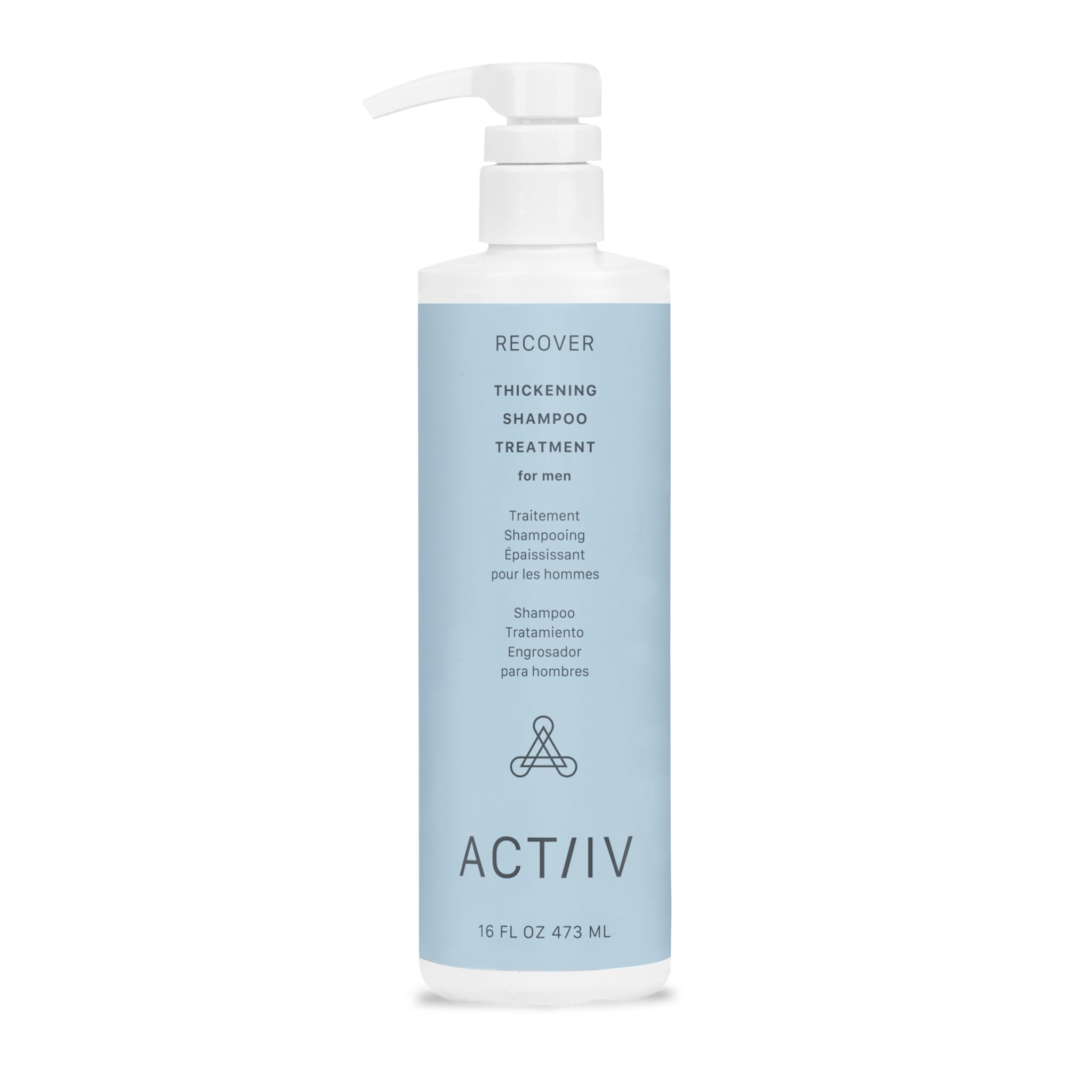 ACTIIV Recover Thickening Hair Loss Shampoo for Men - Volumizing & Cleansing Treatment for Thinning Hair (Packaging May Vary) | Promotes Hair Growth & Scalp Health for Daily Use