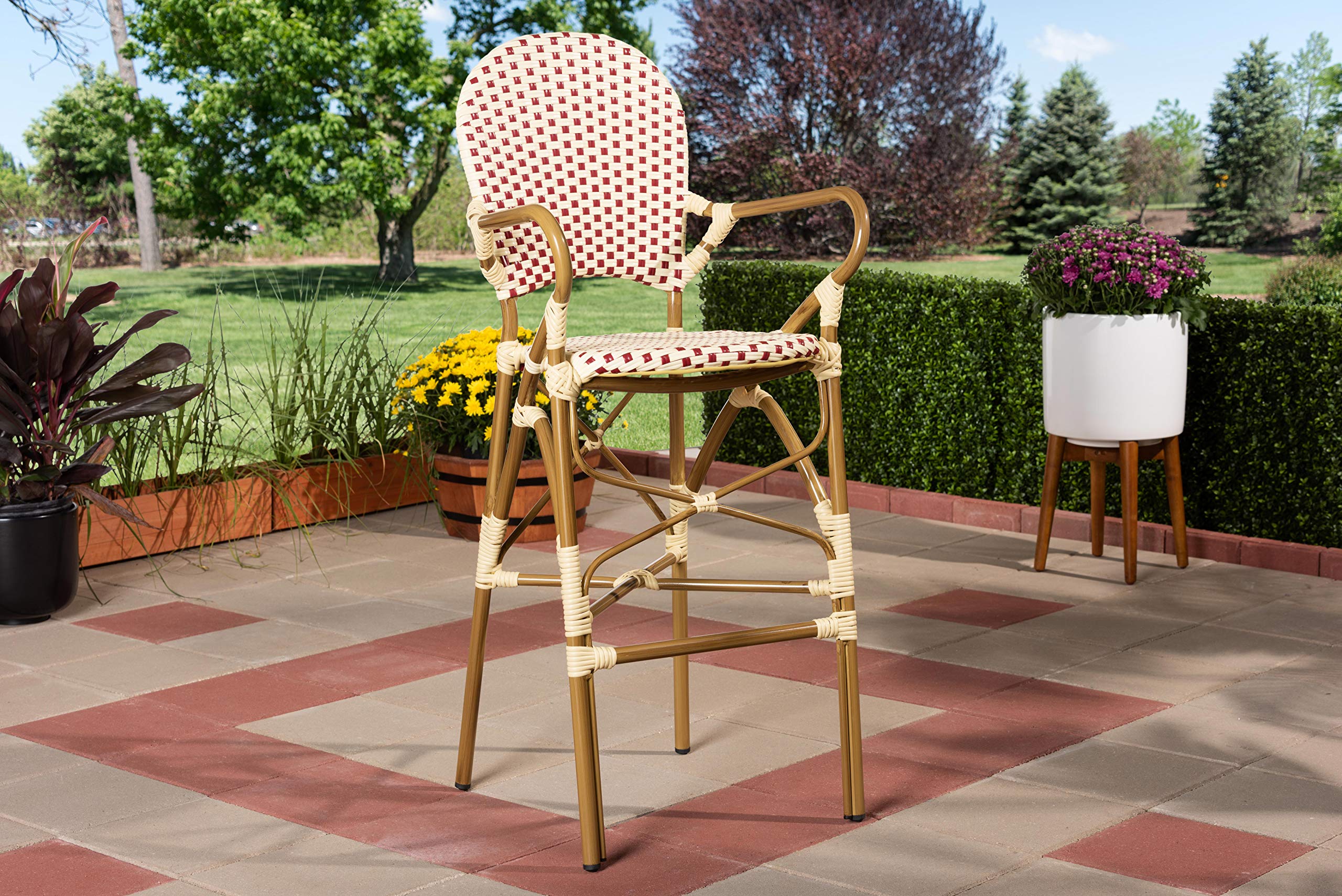 Baxton Studio Modern Bar Stools - Set of 1, 30