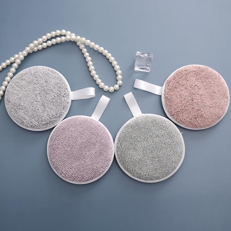 Eco-Friendly Reusable Makeup Remover Pads - 3 Pack Washable Microfiber Face Cloths for All Skin Types | Gentle Makeup Eraser & Cleansing Pads | Perfect for Travel, Daily Skincare & Sustainable Beauty Routine