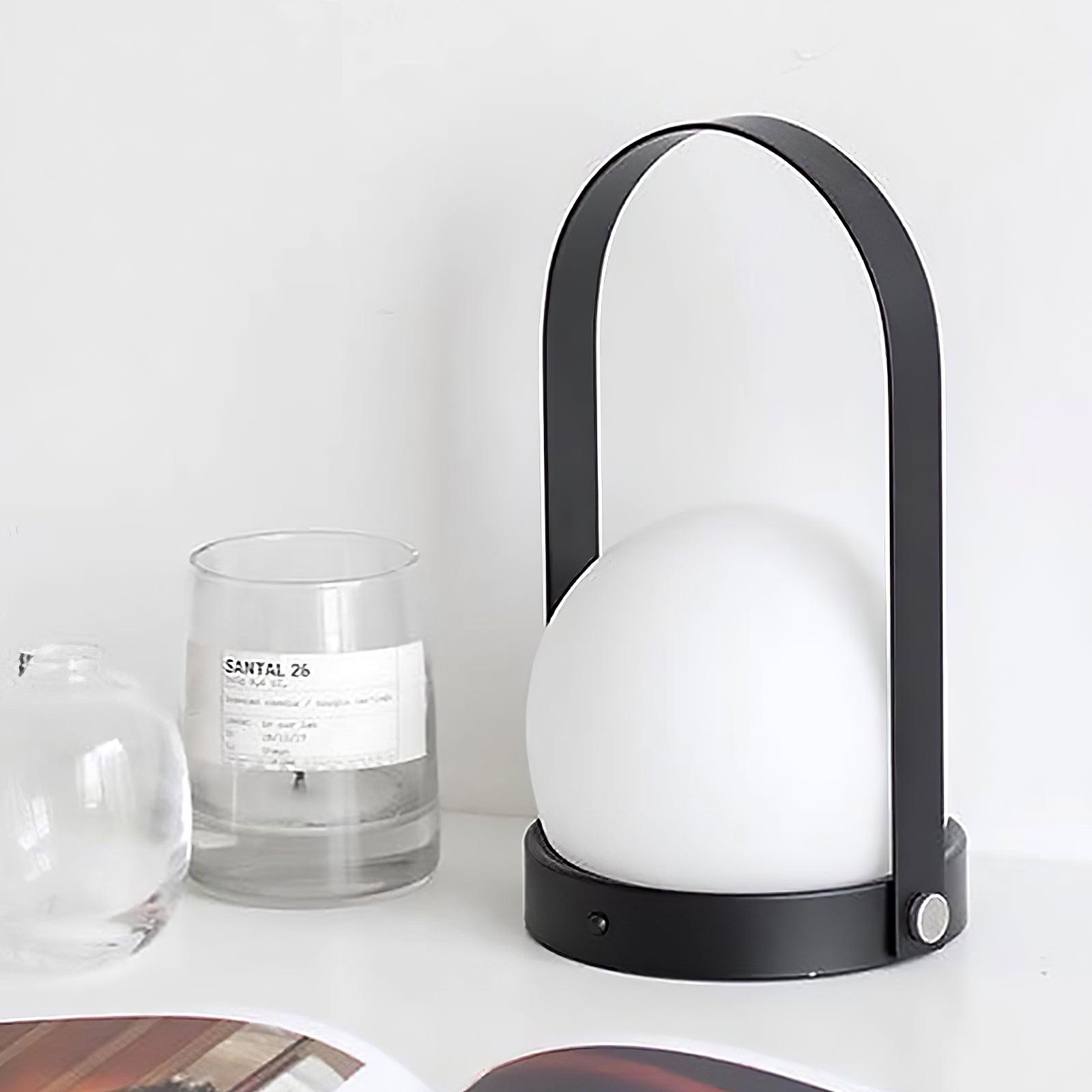 Carrie Rechargeable LED Table Lamp with Built-in Battery - Perfect for Bedroom, Living Room, and Office Lighting