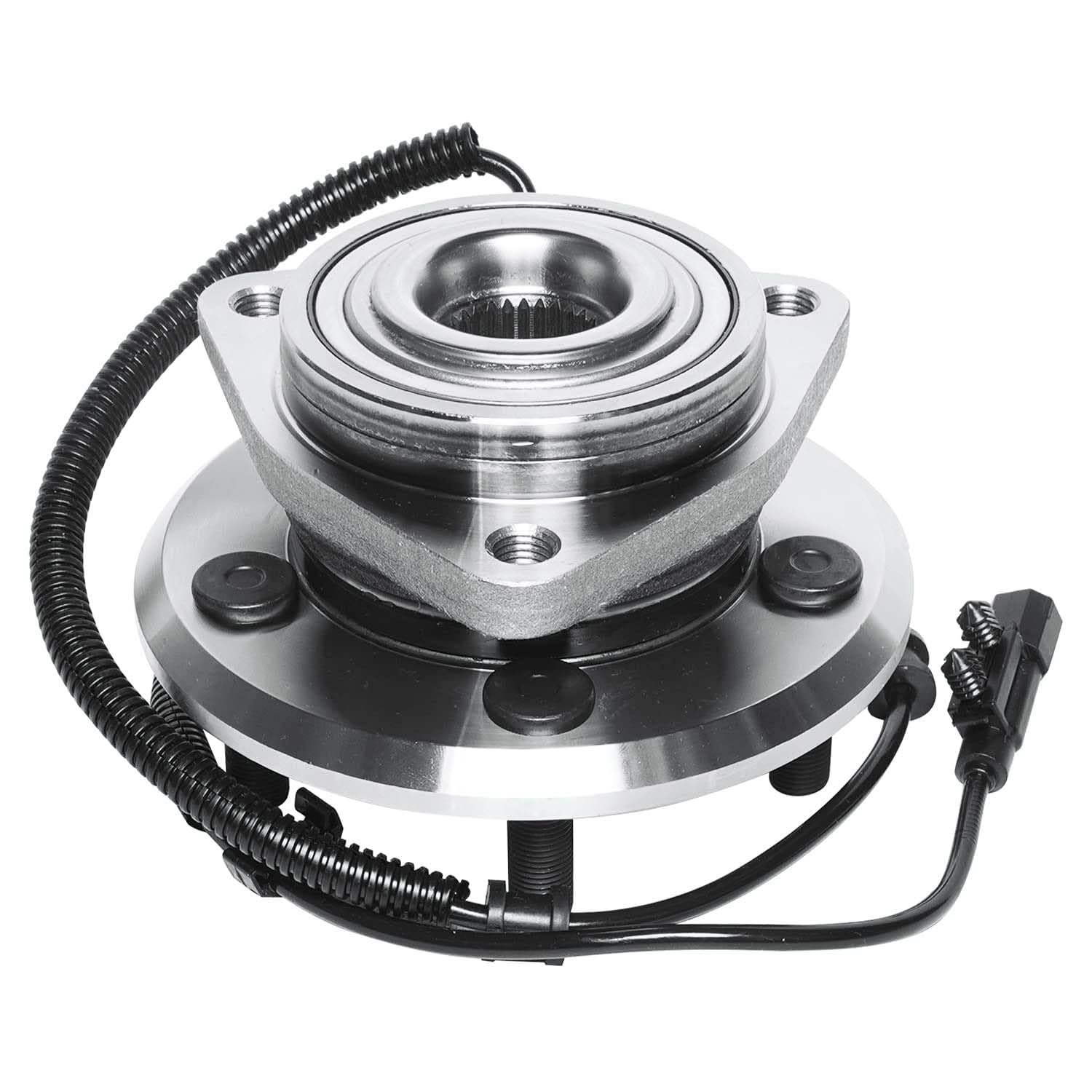 Detroit Axle - 2 Front Wheel Bearing Hub Assemblies for 2008-2012 Jeep Liberty & 2007-2011 Dodge Nitro | Replacement Wheel Bearings & Hubs Kit | Off-Road & Daily Driving Use