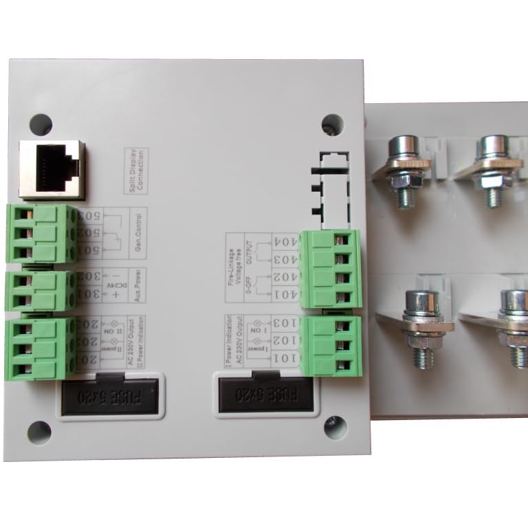 4PRO ATS-125A-4P-iRC 125 Amp Automatic Transfer Switch, 120/208V 1-3 Phase, 50/60Hz - Reliable Power Backup for Home, Office & Industrial Use During Power Outages