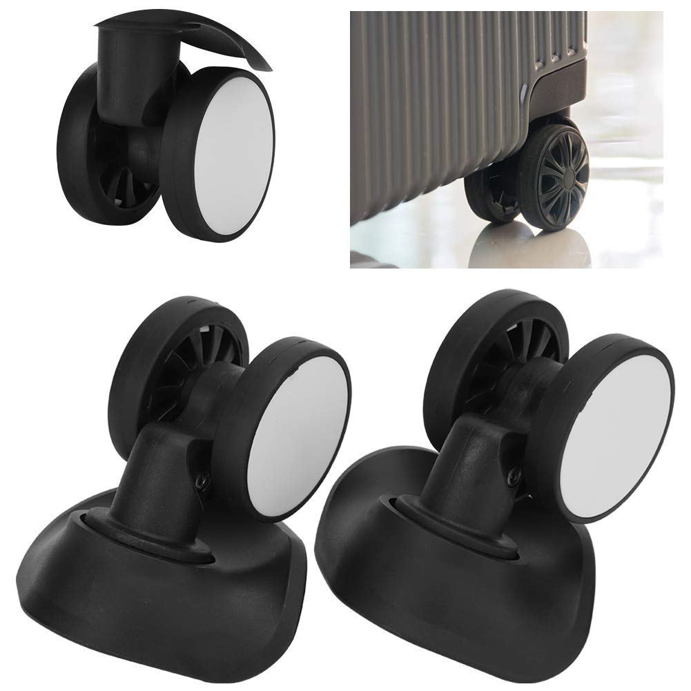 Universal Luggage Wheels Replacement for PP and PET Suitcases - Durable Non-Slip Travel Suitcase Wheels for Smooth Rolling (Ideal for Airports, Business Trips, and Vacation Travel)
