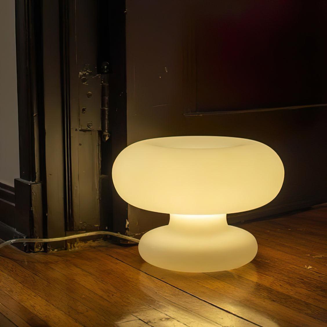 Modern Donut Table Lamp - Stylish & Decorative LED Night Light for Bedroom, Living Room, or Office - Perfect for Reading, Relaxing & Creating Cozy Ambiance