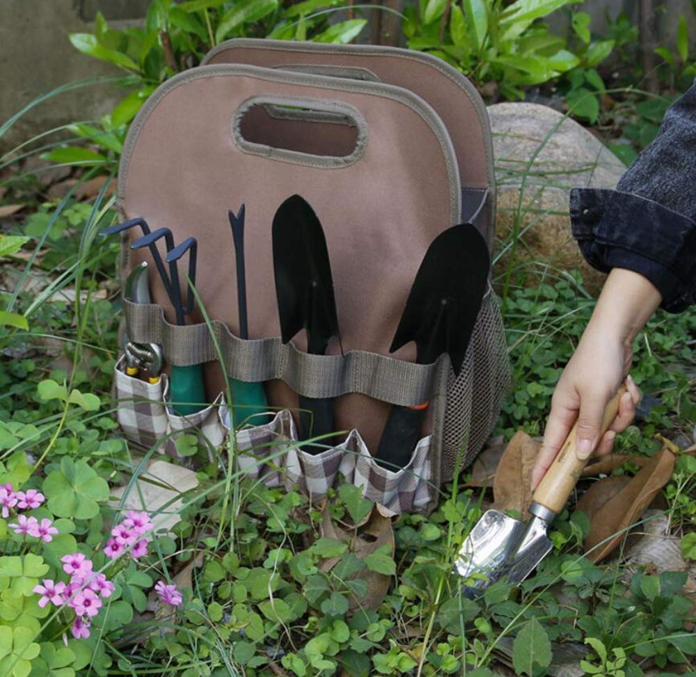 **Heavy Duty Gardening Tote Bag with 13 Pockets & PE Board - Waterproof Garden Tool Organizer for Lawn, Yard & Home - Durable Oxford Fabric Tool Holder for Pruners, Gloves & Supplies (Ideal for Landscaping & Outdoor Work)**