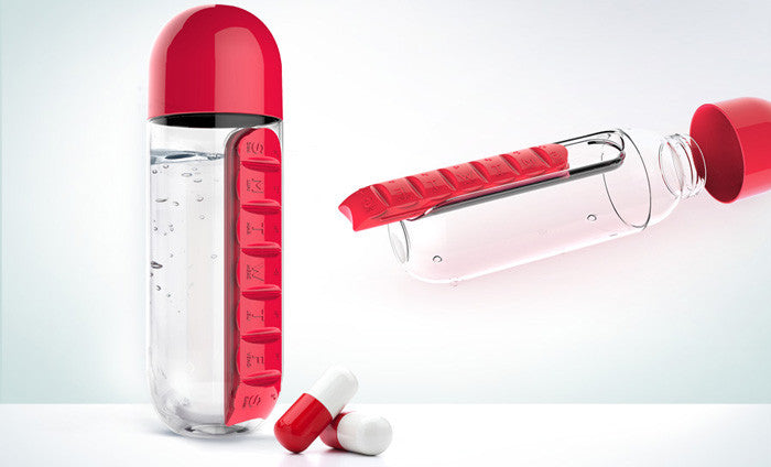 Asobu Weekly Pill Organizer - 7 Day Travel Medicine Container with Portable Design for Vitamins & Supplements - Perfect for Home, Office & Travel Use