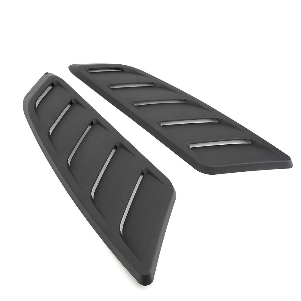 Universal Black ABS Bonnet Air Vent Cover - High Performance Car Intake Scoop Hood for Enhanced Airflow & Engine Cooling - Perfect for Car Modifications & Racing Upgrades