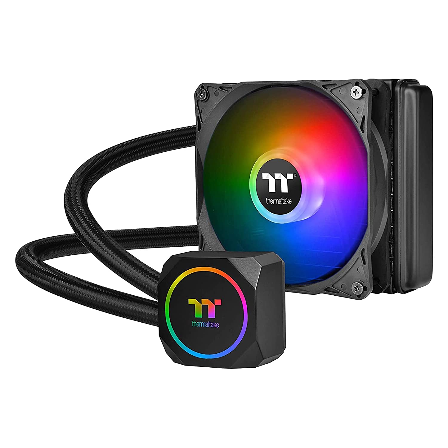 Thermaltake TH120 ARGB 120mm Liquid CPU Cooler - Intel & AMD Compatible with Fan Controller - Perfect for Gaming PCs & High-Performance Workstations