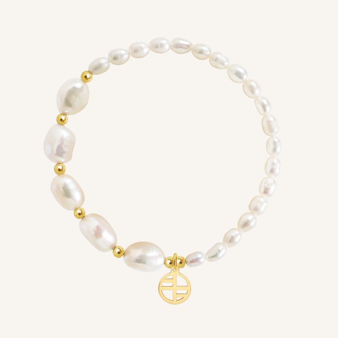 Elegant Fusion Pearl Bracelet for Women - Handmade Freshwater Pearl Jewelry - Perfect for Weddings, Parties & Gifts
