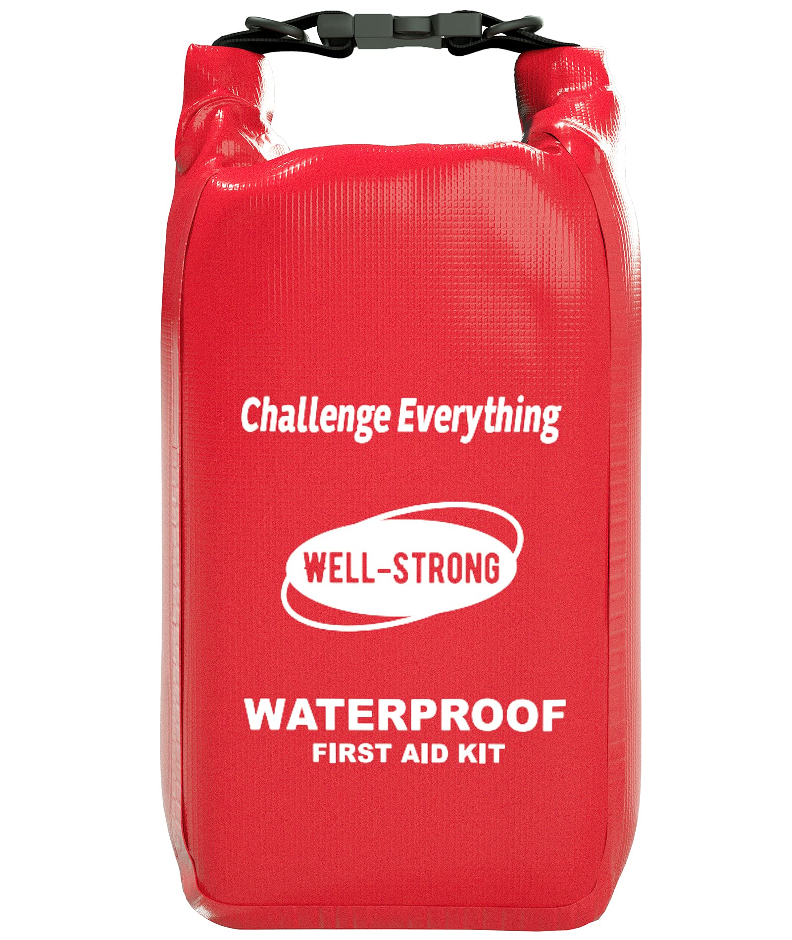Waterproof First Aid Kit Roll Top - Emergency Medical Supplies for Boating, Camping & Outdoor Adventures | Compact & Durable First Aid Pouch with Waterproof Contents for Marine, Hiking & Travel Safety