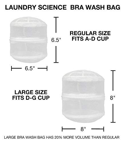 Premium Bra Wash Bags for Delicates - Large Size Laundry Bags (Set of 3) - Gentle Protection for Bras & Lingerie - Perfect for Travel, Gym & Hand Washing