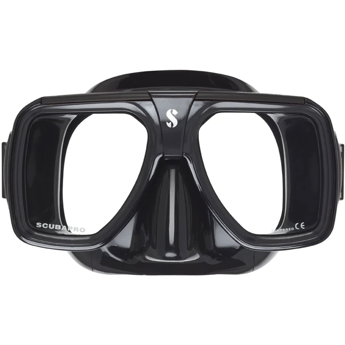 Scubapro Solara Dive Mask - Clear Lens for Snorkeling & Scuba Diving - Comfortable Silicone Skirt & Wide Field of View - Perfect for Underwater Exploration & Marine Life Observation