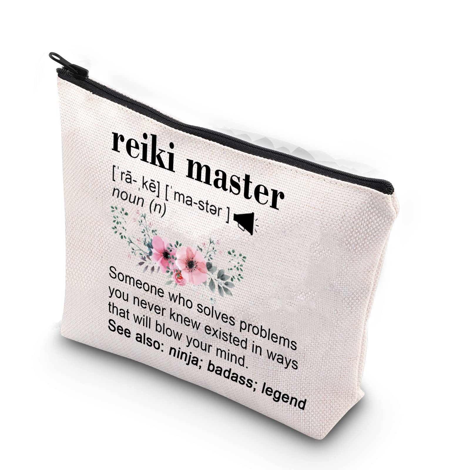 TSOTMO Reiki Master Gift Set - Spiritual Healing Teacher Appreciation Present with Zipper Pouch & Makeup Bag | Perfect for Energy Healing Sessions, Yoga Classes & Meditation Retreats
