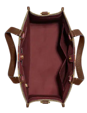 Coach Dempsey Carryall Tote Bag - Signature Jacquard with Stripe Design & Coach Patch - Perfect for Work, Travel & Everyday Use