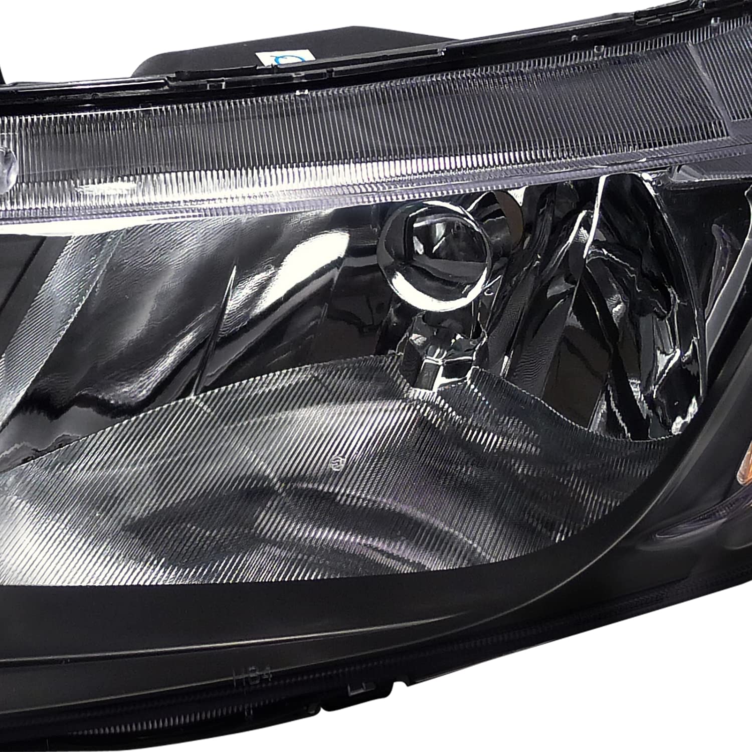 Spec-D Tuning Black Headlights for 2006-2011 Honda Civic 4-Door Sedan - Left & Right Pair Headlight Assembly - Upgrade Your Ride with Stylish Nighttime Visibility