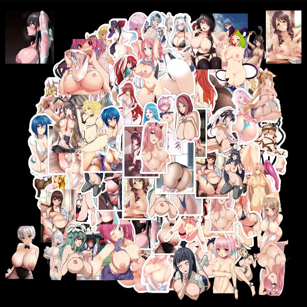 102Pcs Nude Anime Girl Stickers for Adults - Waterproof Vinyl Decals for Water Bottles, Laptop, Hydroflasks, Skateboard, Phone Case, Car & PS5 - Perfect for Anime Fans, Hentai Lovers & Waifu Collectors (Use for Personalizing Tech Gear, Gaming Setups & Drinkware)