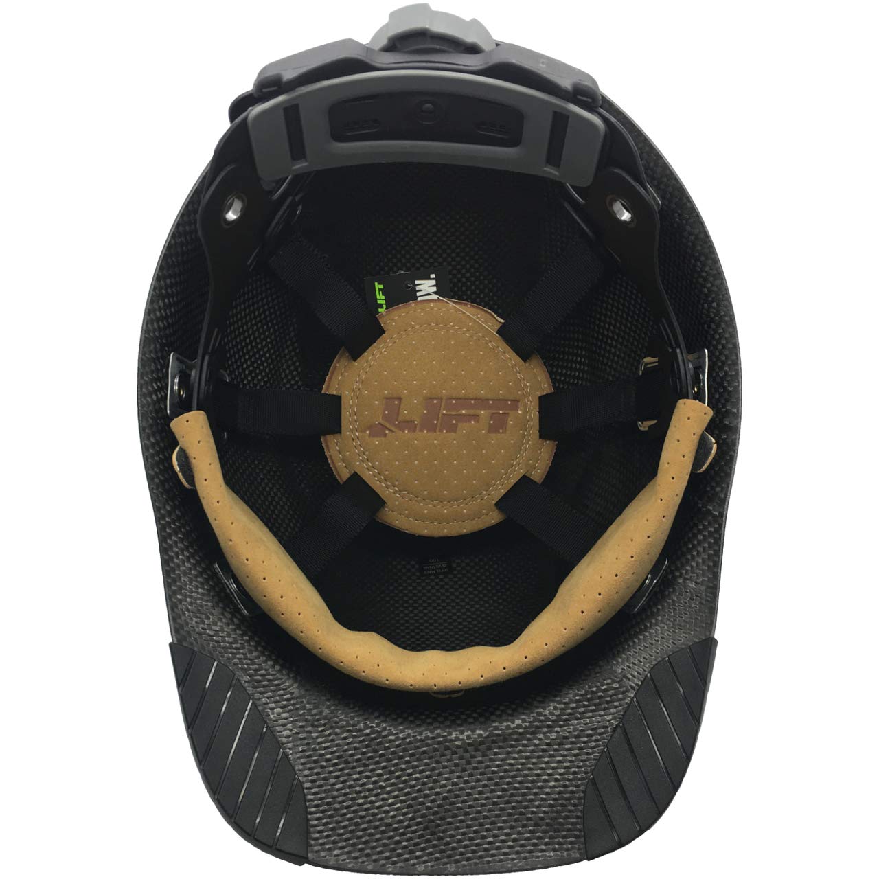 Texas America Safety DAX Carbon Fiber Hard Hat - OSHA Approved, Lightweight & Durable Cap Style Safety Helmet with Tote Bag (Camo Black) - Ideal for Construction, Mining & Industrial Work Sites