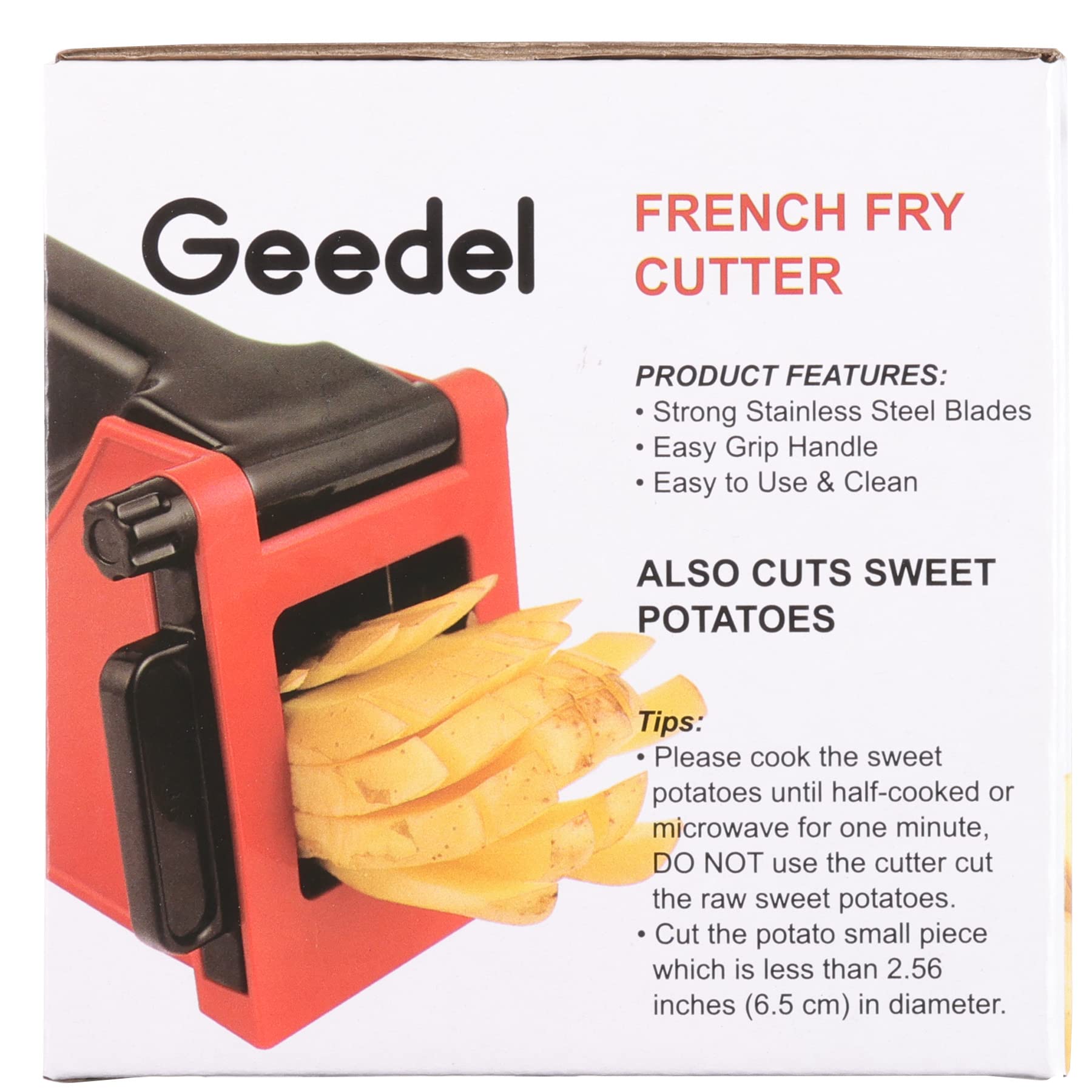Geedel Manual Potato Chipper - Professional Vegetable & Fruit Slicer for Potatoes, Onions, Carrots, Cucumbers | Perfect for Home Cooking, Meal Prep & Healthy Snacks
