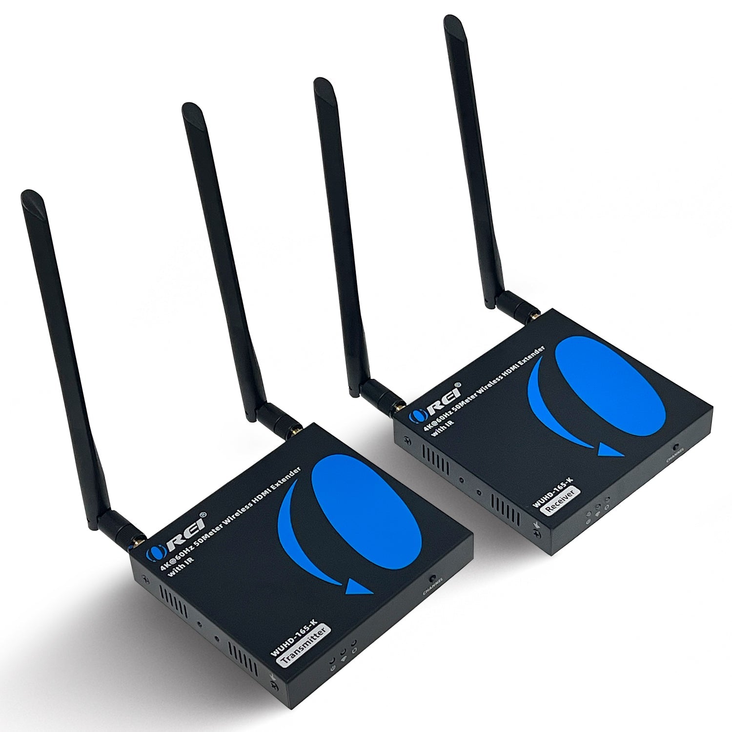4K@60Hz Wireless HDMI Extender up to 165ft with IR Remote - WUHD 165K | Ultra HD Video Streaming for Home Theater & Gaming | No-Lag Wireless HDMI Transmitter & Receiver for Projectors, TVs
