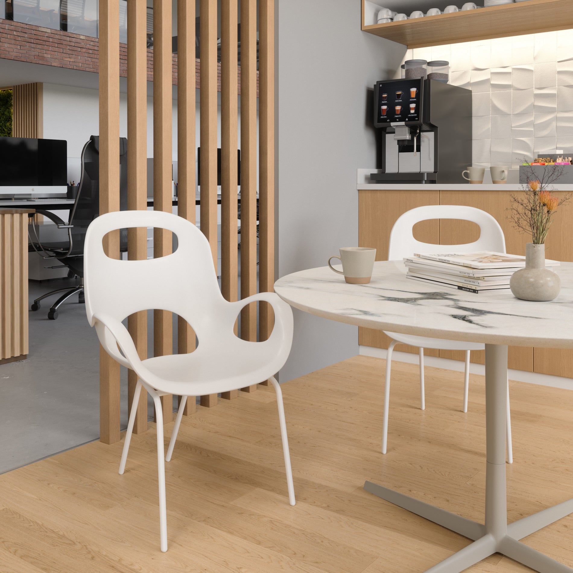 Ergonomic Office Chair with Lumbar Support - Adjustable Height & Swivel - Perfect for Home Office, Gaming & Study