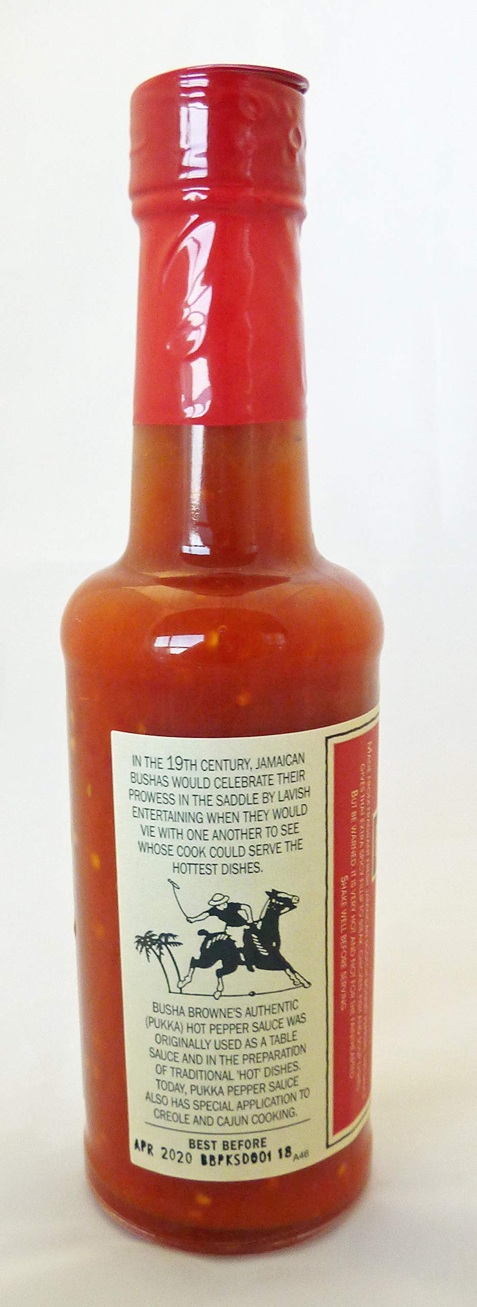 Busha Browne Pukka Hot Pepper Sauce - 6oz Jamaican Jerk Marinade & Cooking Sauce - Perfect for Grilling, BBQ, and Caribbean Recipes