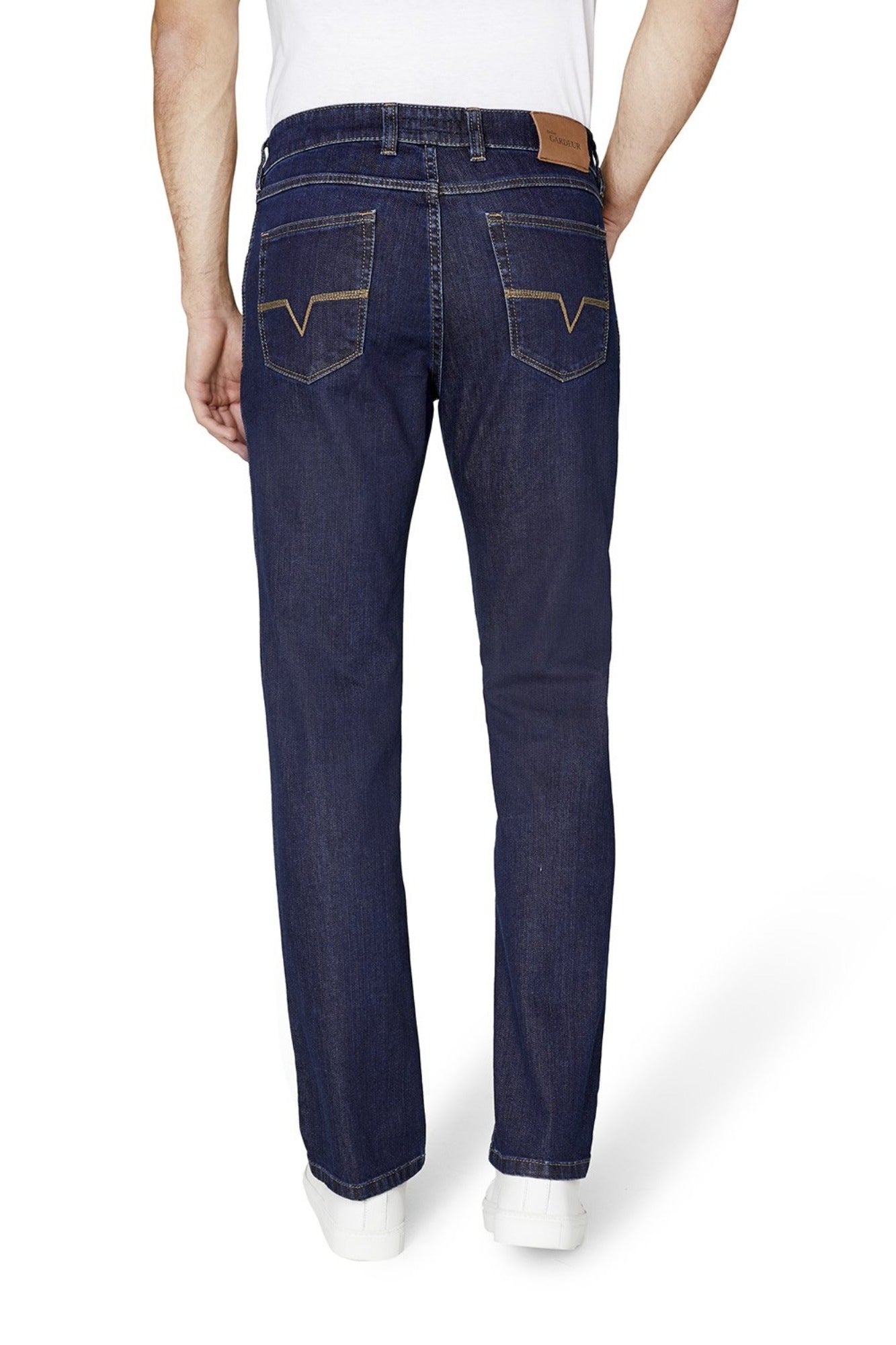 GARDEUR NEVIO Italian Denim Jeans for Men - 32 Inch Inseam, Slim Fit, Stretch Comfort | Perfect for Casual Wear, Office & Night Out