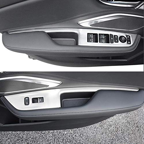 Beautost Silver Interior Window Switch Console Panel Trim for Acura RDX 2019-2022 - Upgrade Your Car Interior with Premium Accessories for Enhanced Driving Comfort
