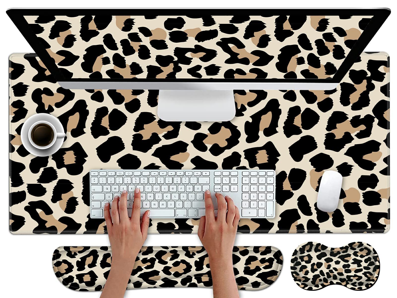 Premium Ergonomic Mouse Pad & Wrist Rest Set - Extra Large 31.5