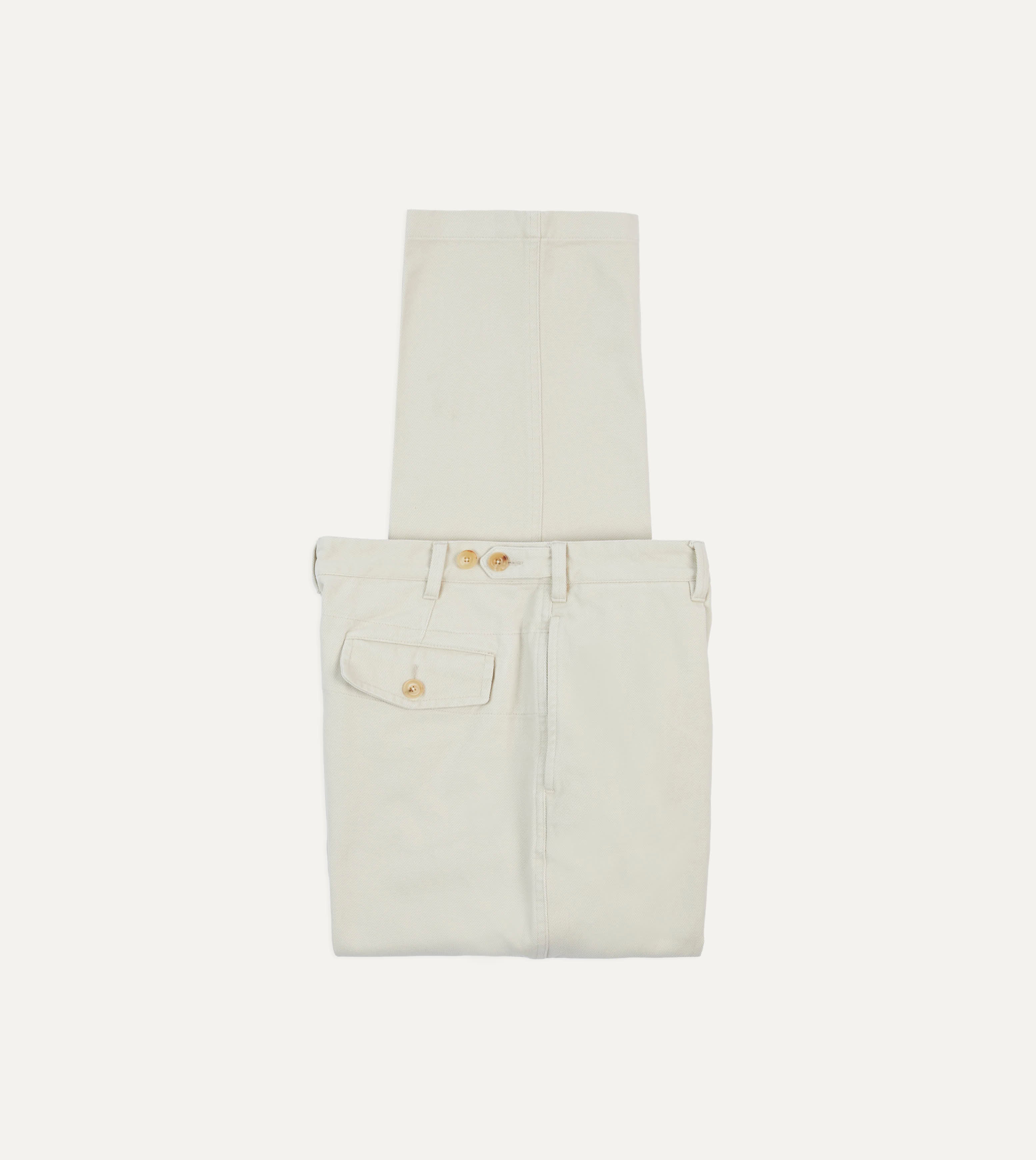 Premium Ecru Heavyweight Cotton Twill Gaming Pants for Men - Comfortable & Durable Casual Trousers for Esports, Lounge Wear and Everyday Use