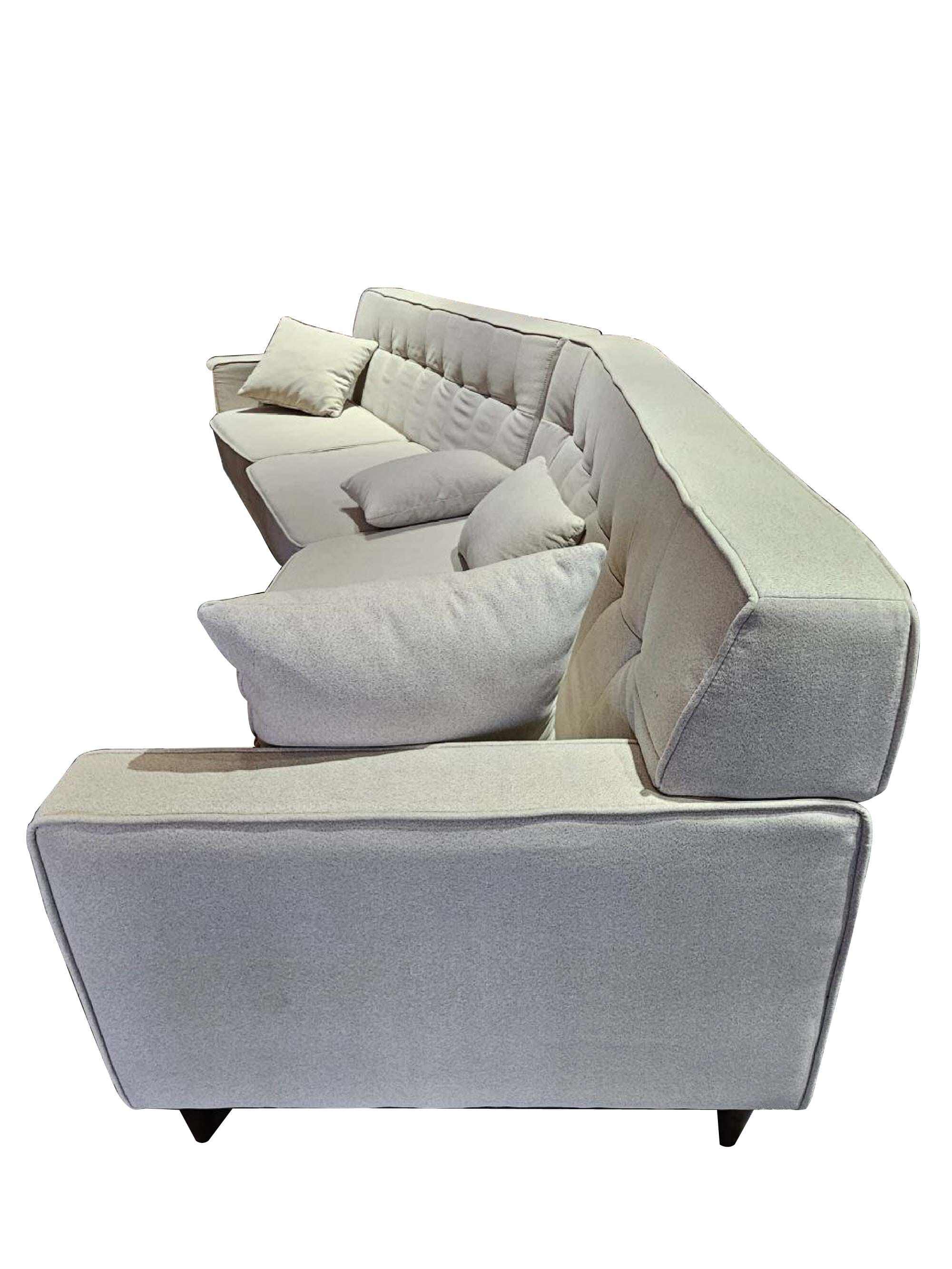 Custom Leverett Sofa - Handcrafted Modern Sectional for Living Room, Lounge & Office | Made to Order in USA