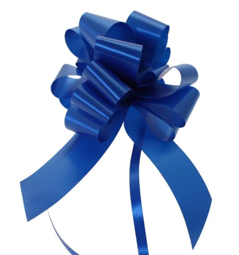 Royal Blue 31mm Pull Bow - Elegant Gift Wrapping for Weddings & Parties